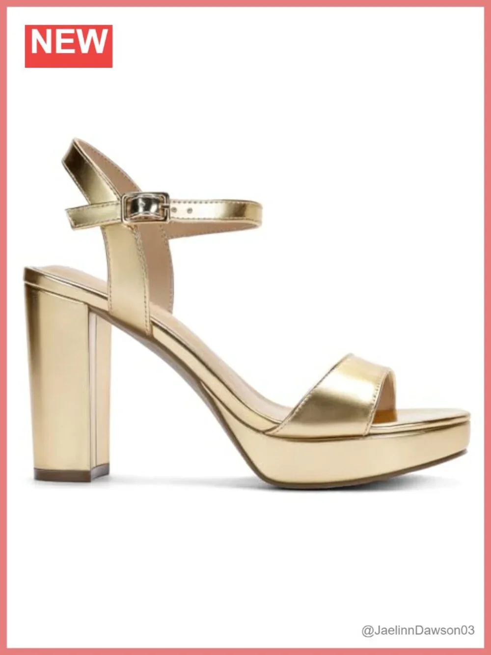 Women's Wide Width Block Heel Platform Sandals - Open Toe Ankle Strap Dress